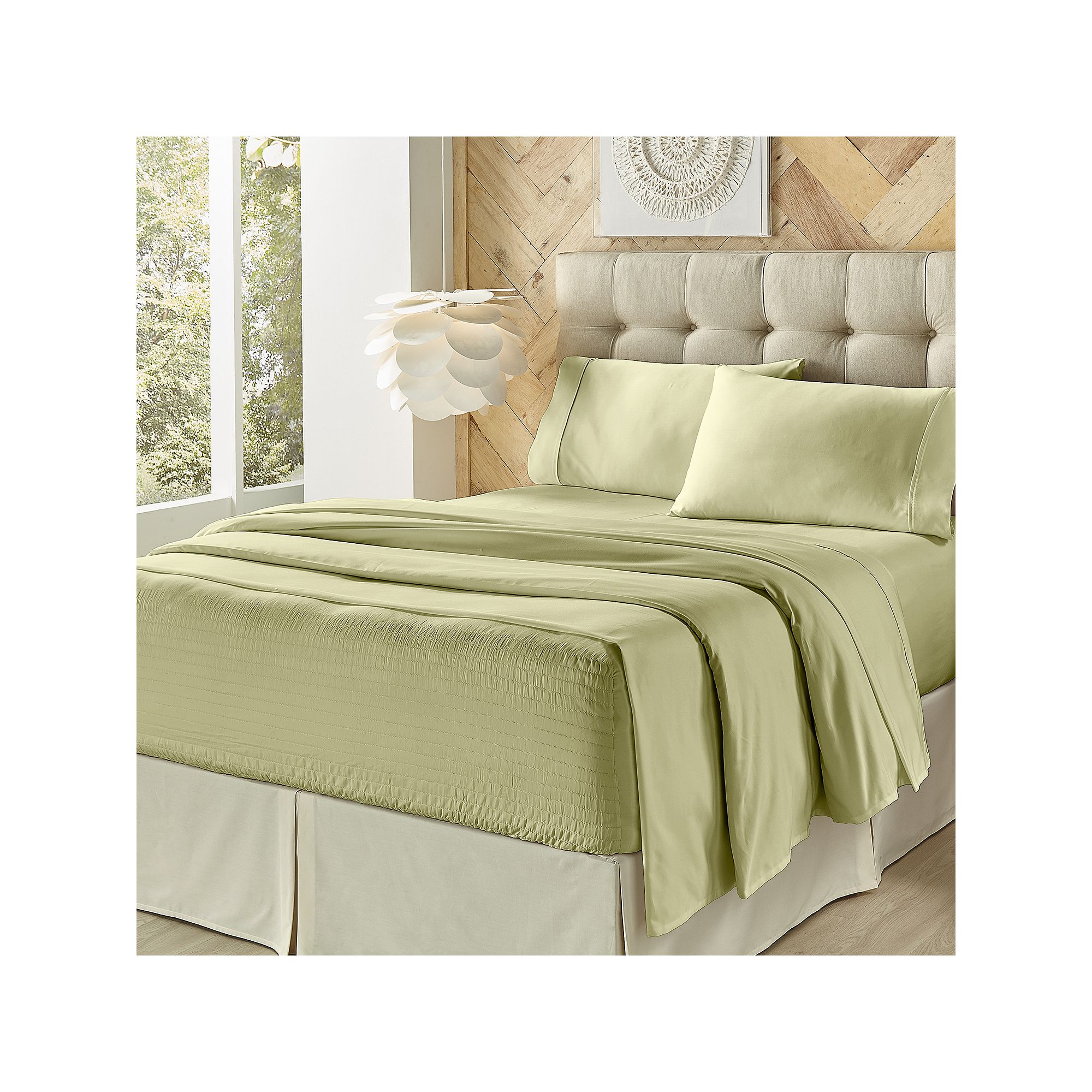 Royal Fit 300 Thread Count Sheet Set, Green