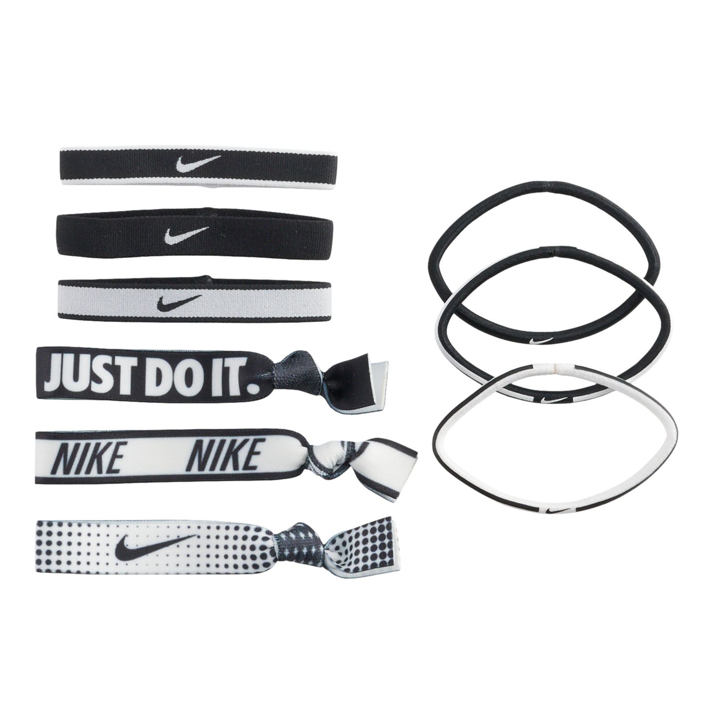 Women's Nike Mixed Ponytail Holder 9-Pack