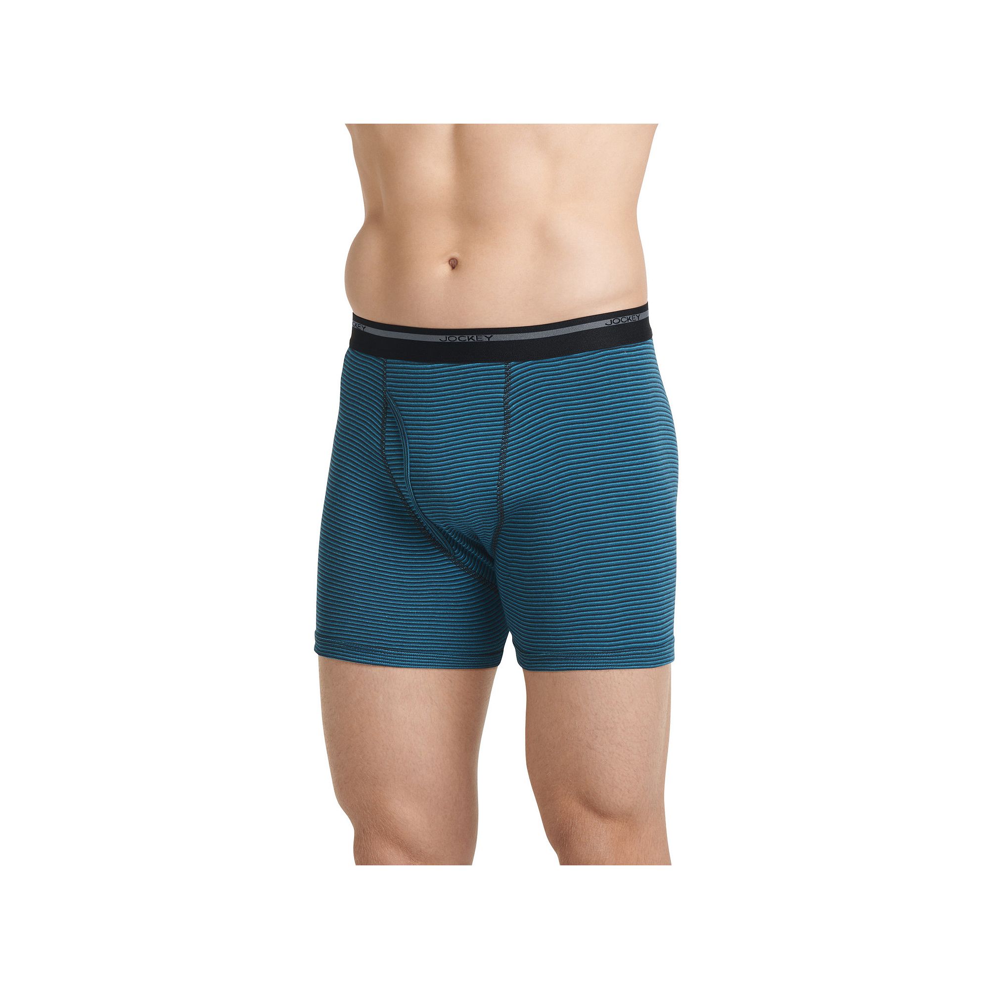 Mens Jockey® Classic 3-pack Lightweight Boxer Briefs, Size: XXL, Black St