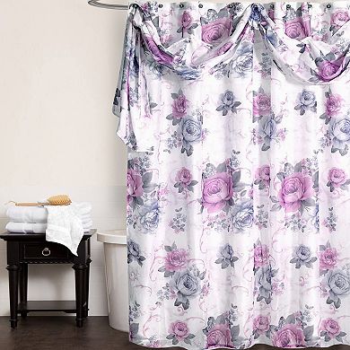 Popular Bath Michelle Shower Curtain & Scarf