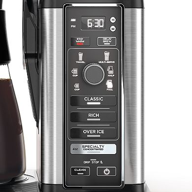 Ninja Specialty Coffee Maker with Fold-Away Frother & Glass Carafe CM401