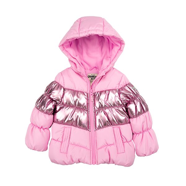 Baby Girl OshKosh B'gosh® Metallic Puffer Jacket