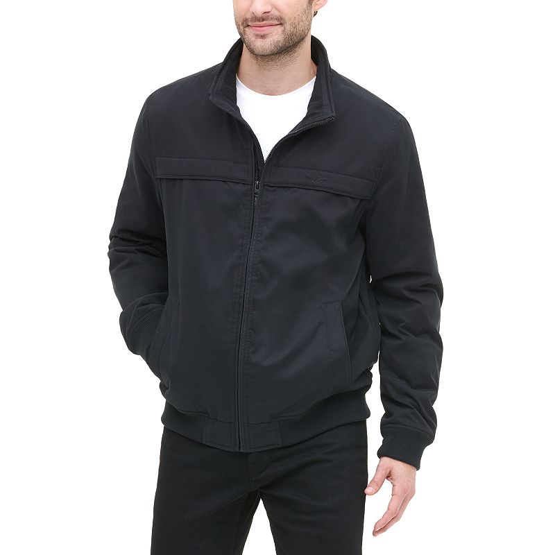 UPC 694414388542 product image for Men's Dockers Microtwill Microfleece-Lined Stand-Collar Bomber Jacket, Size: XL, | upcitemdb.com