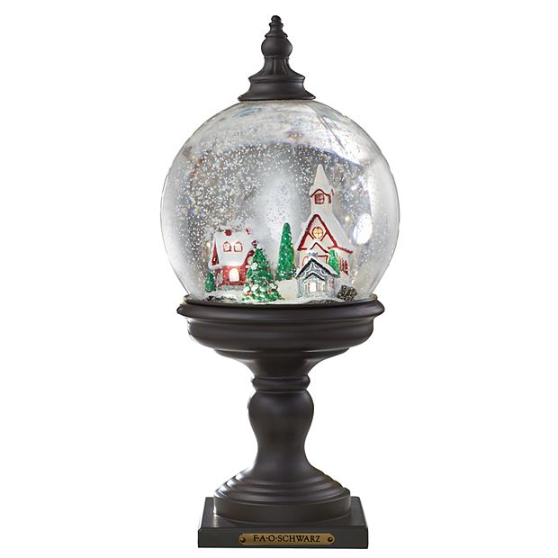 Big Apple NEW YORK Silver Snow Globe