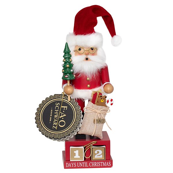 Details about   Bloomingdale's Christmas Countdown Advent Silver Santa Nutcracker #C584 