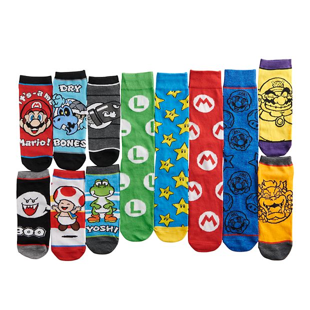 Super Mario 12 Days of Socks