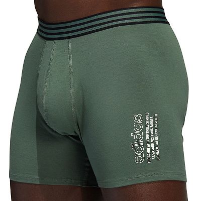 Adidas men's athletic stretch cotton boxer brief underwear online