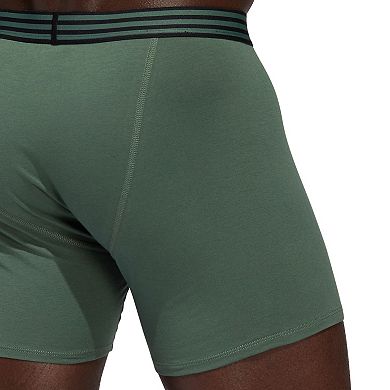 Men's adidas 4-Pack Core Stretch Cotton Boxer Briefs