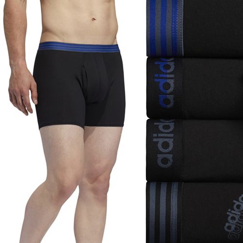 Men's adidas 4Pack Performance Cotton Stretch Boxer Briefs