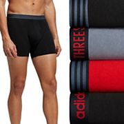 adidas Men's Core Stretch Cotton Boxer Brief Underwear (4-Pack),  Black/Collegiate Royal Blue/Onix Grey, Small at  Men's Clothing store