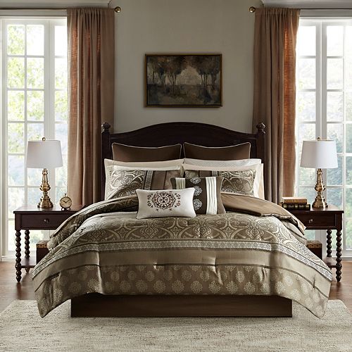 Madison Park Essentials Alexine Jacquard Complete Bedding Set