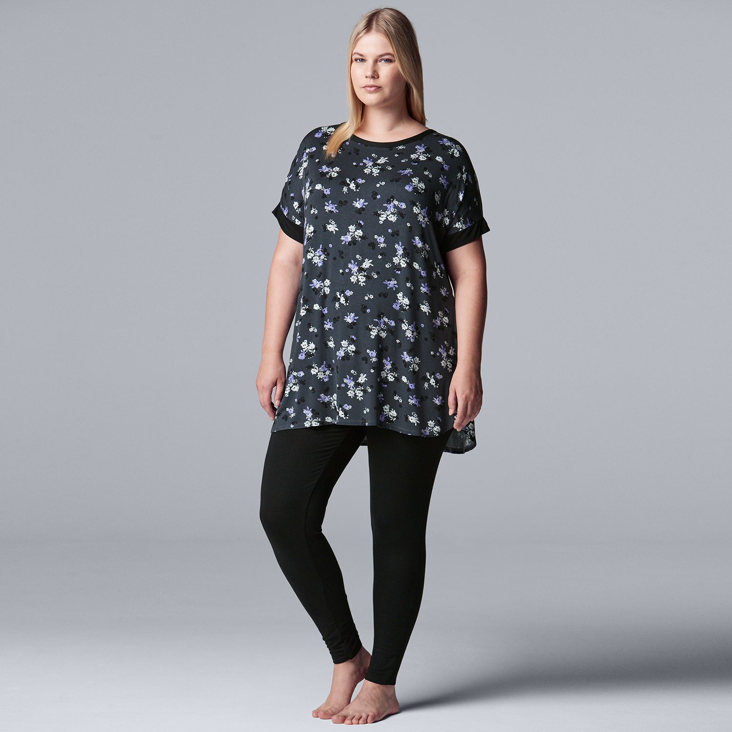 plus size women's tunics for leggings