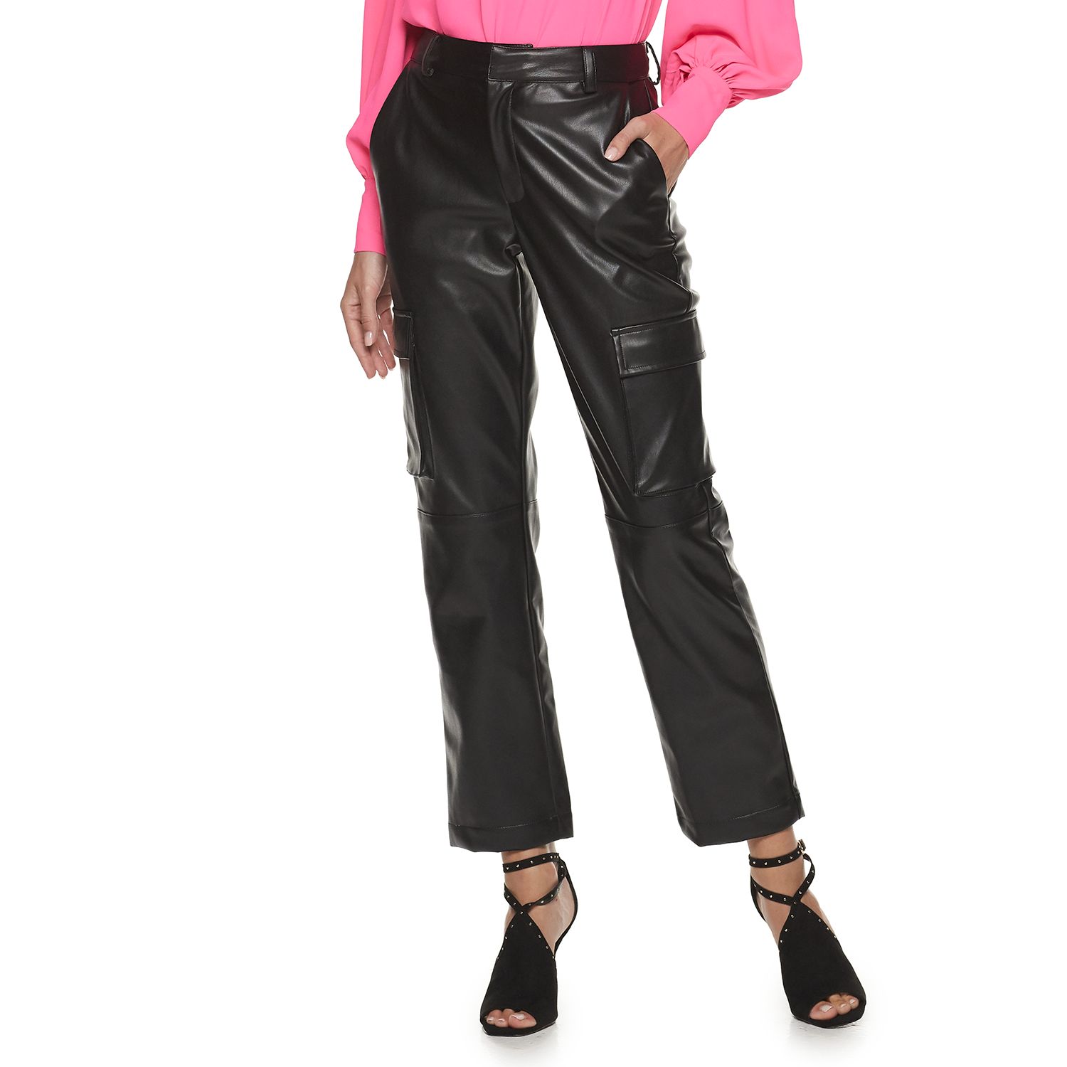 kohl's faux leather pants