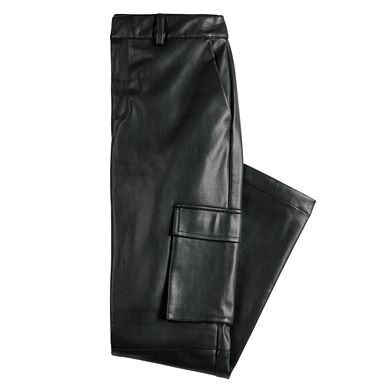 Women's Apt. 9 + Cara Santana Faux Leather Cargo Pants