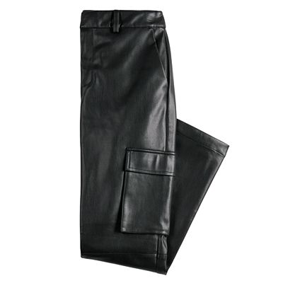 Women's Apt. 9® + Cara Santana Faux Leather Cargo Pants
