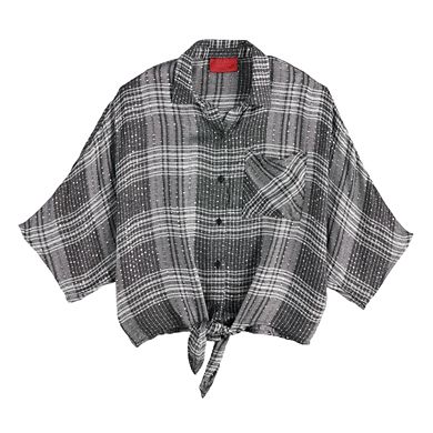 Women's Jennifer Lopez Knot-Front Dolman Top