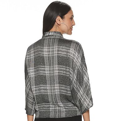 Women's Jennifer Lopez Knot-Front Dolman Top