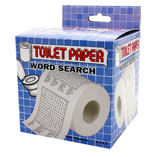 Word Search Toilet Paper