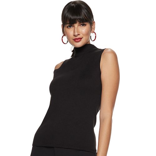 Kohls sleeveless shop mock turtleneck