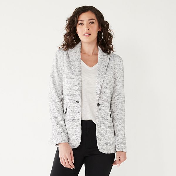 Kohls white outlet blazer