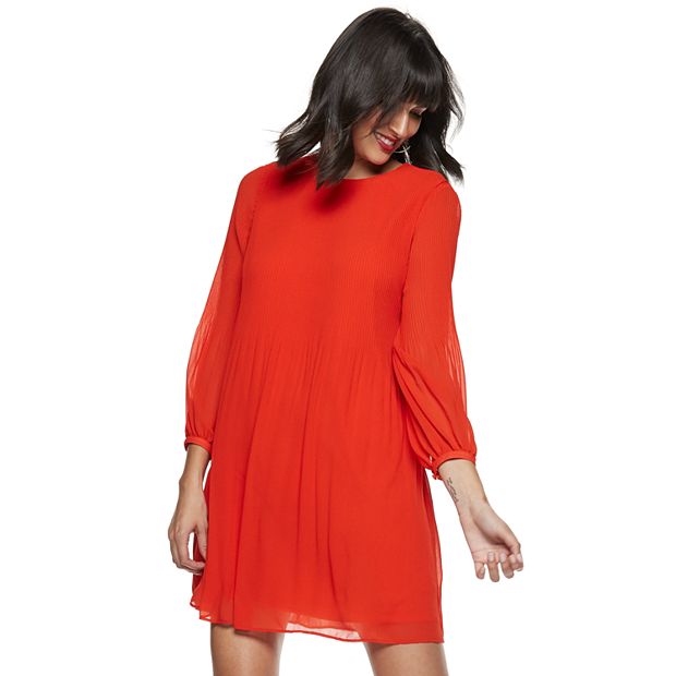 Women's Nine West Crystal-Pleated Shift Dress