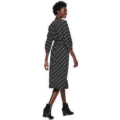 Women's Nine West Mitered Belted Dress