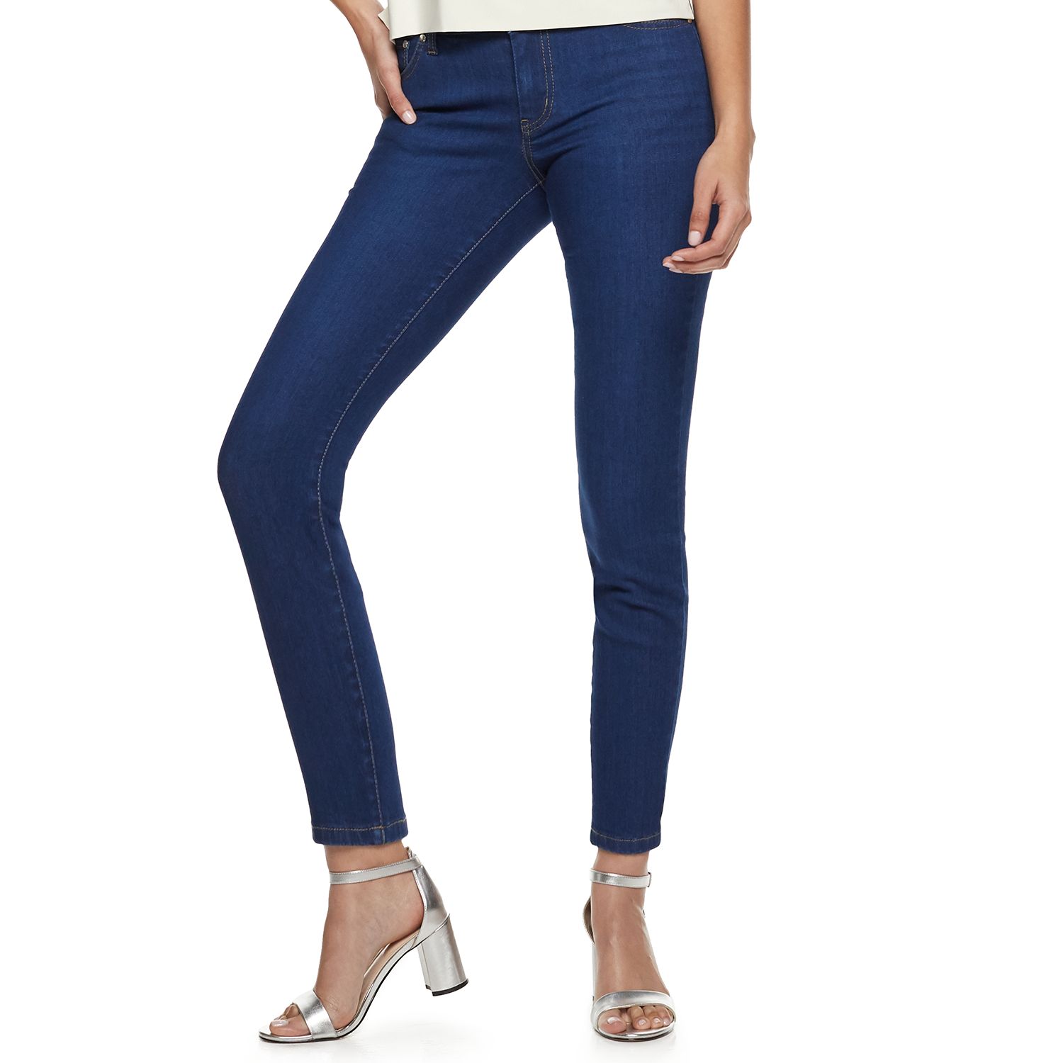 nine west blue jeans