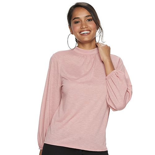 Women's Jennifer Lopez Mock Neck Pullover