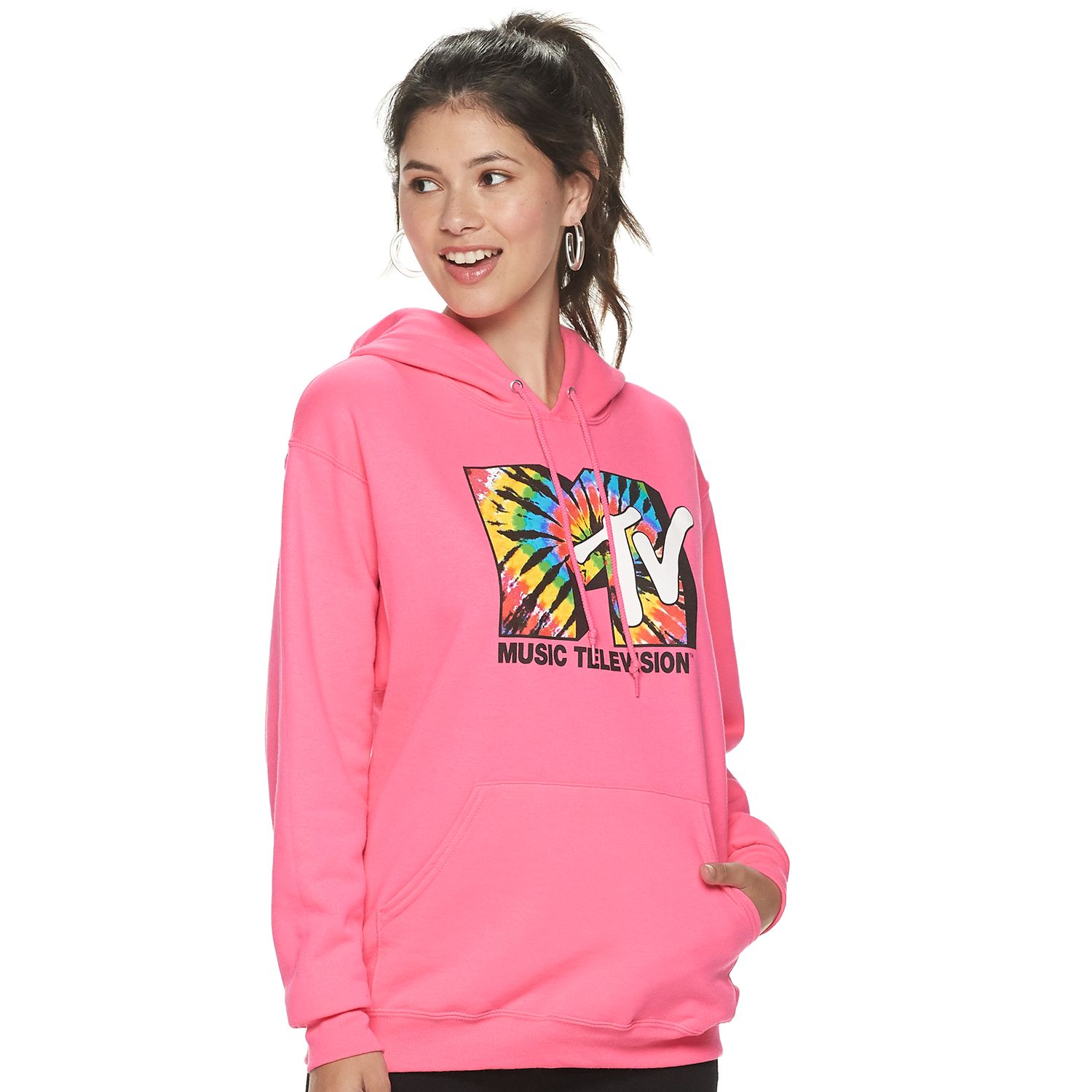 pink mtv hoodie