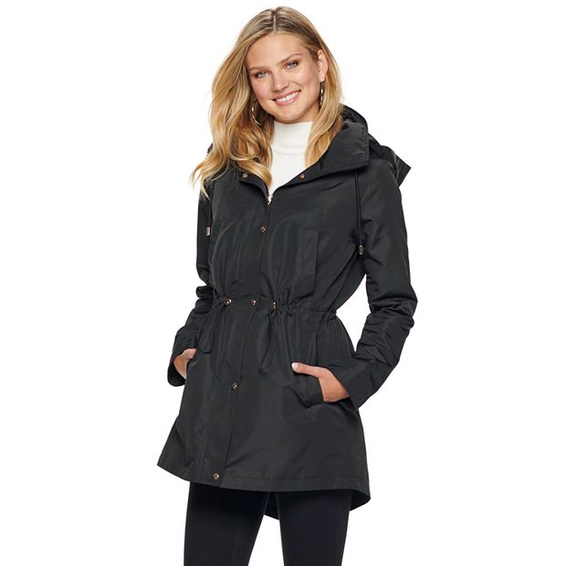 Nine west hooded cheap anorak rain parka