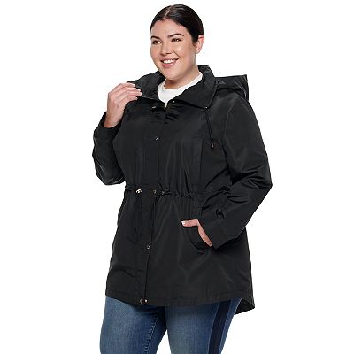 Nine west hooded anorak rain parka on sale