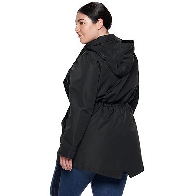 Nine west hooded anorak rain parka on sale