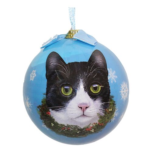 E/&S Pets Christmas Ball Ornament Papillon