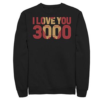 Juniors' Marvel's Avengers I Love You 3000 Helmet Fleece