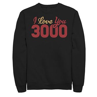 Juniors' Marvel's Avengers Iron Man I Love You 3000 Fleece