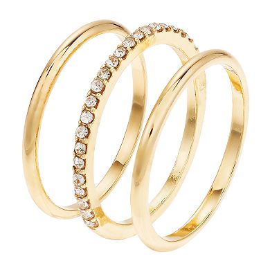 LC Lauren Conrad Stacking Ring Set