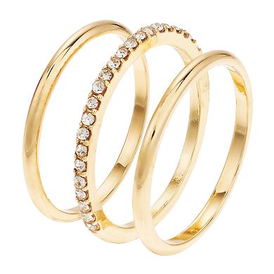 LC Lauren Conrad Stacking Ring Set