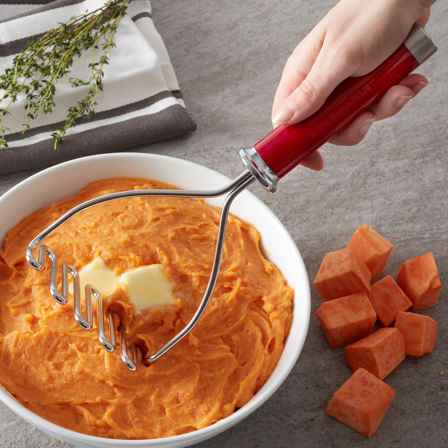 2 Pack.KitchenAid® Gourmet Stainless Steel Wire Masher