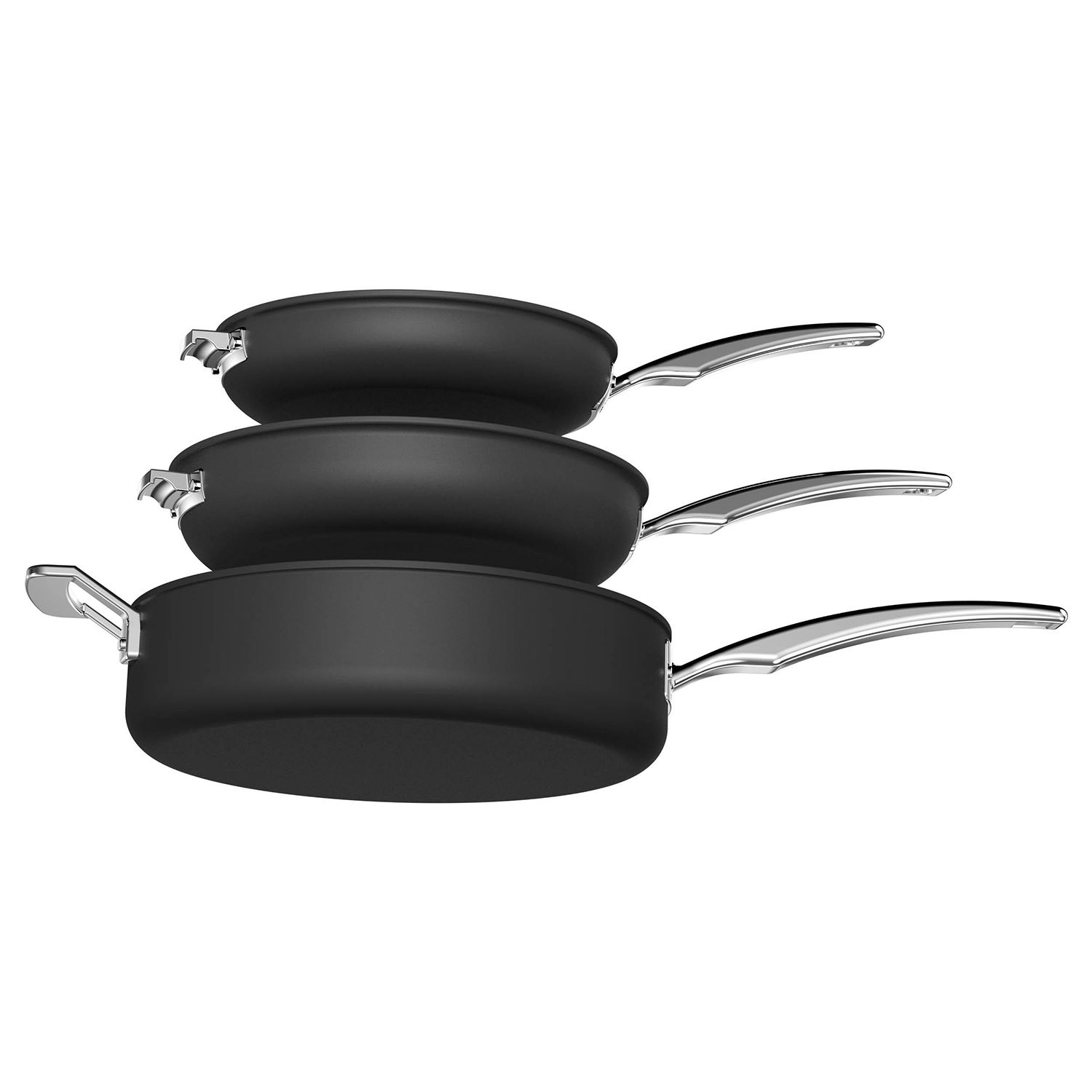Cuisinart Nonstick Hard-Anodized Nesting Cookware Set - Thumbnail 3