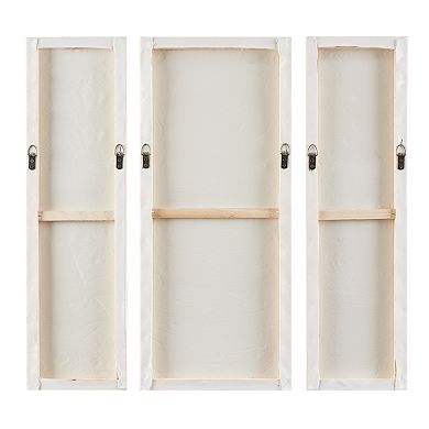 Madison Park Medallion Gold Finish Canvas Wall Art 3-piece Set