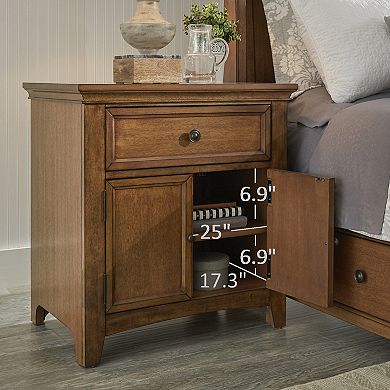HomeVance Sophia 1 Drawer Nightstand