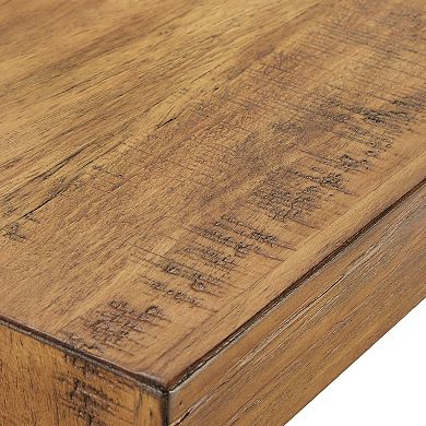 HomeVance Industrial Finish Sofa Table