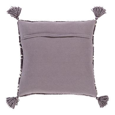 Decor 140 Crisscross Grey Pillow