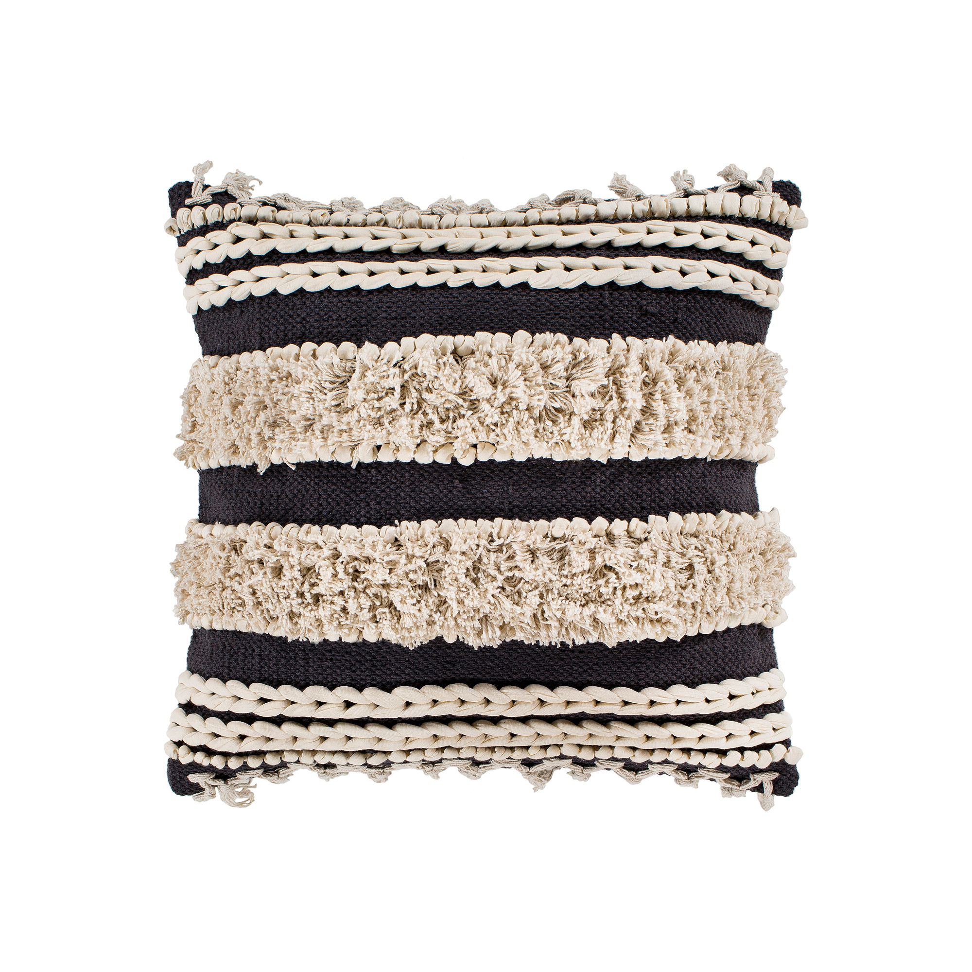 Decor 140 Stella Dark Grey Pillow, Gray