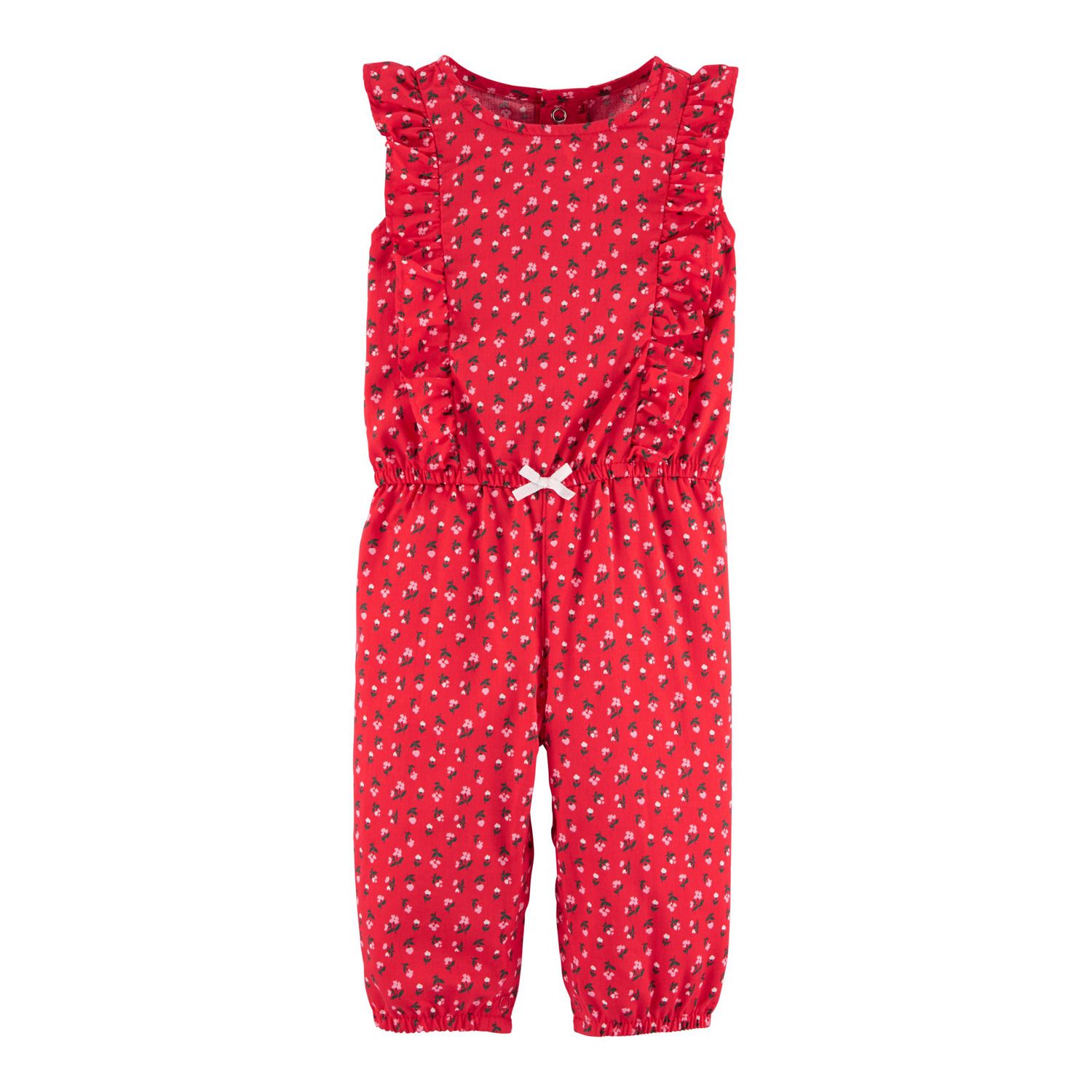 baby girl red jumpsuit