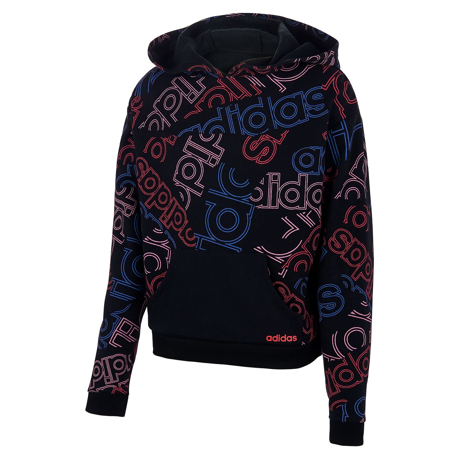 adidas print hoodie