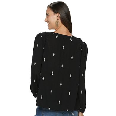 Women's Sonoma Goods For Life® Peasant blouse with Rouching