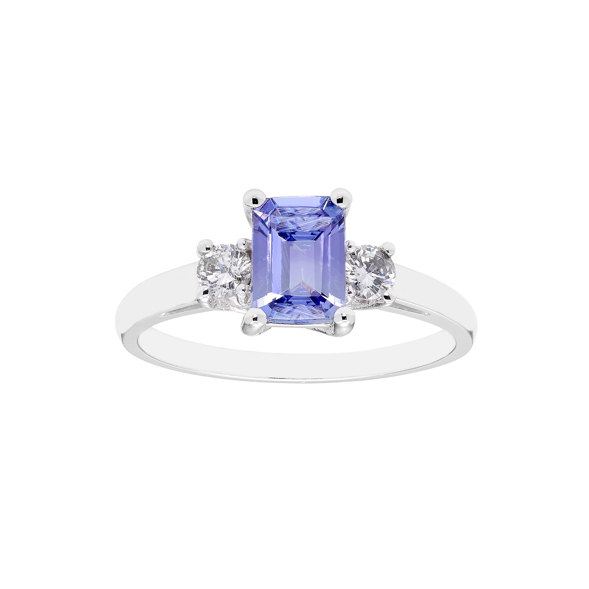 The Regal Collection 14k Gold Tanzanite & 1/5 Carat T.W. IGL Certified Diam