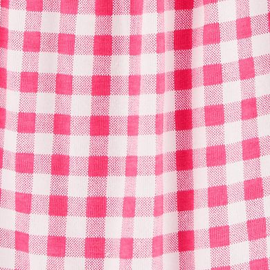 Baby Girl Carter's Gingham Jersey Jumpsuit