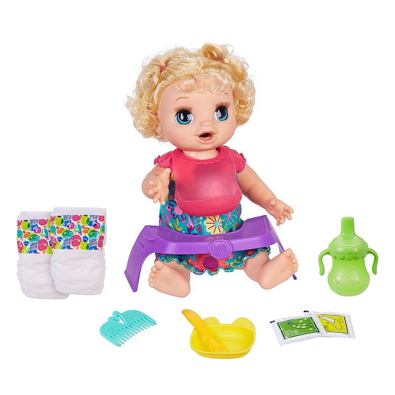 UPC 630509809356 product image for Baby Alive Happy Hungry Baby Blonde Curly Hair Doll | upcitemdb.com
